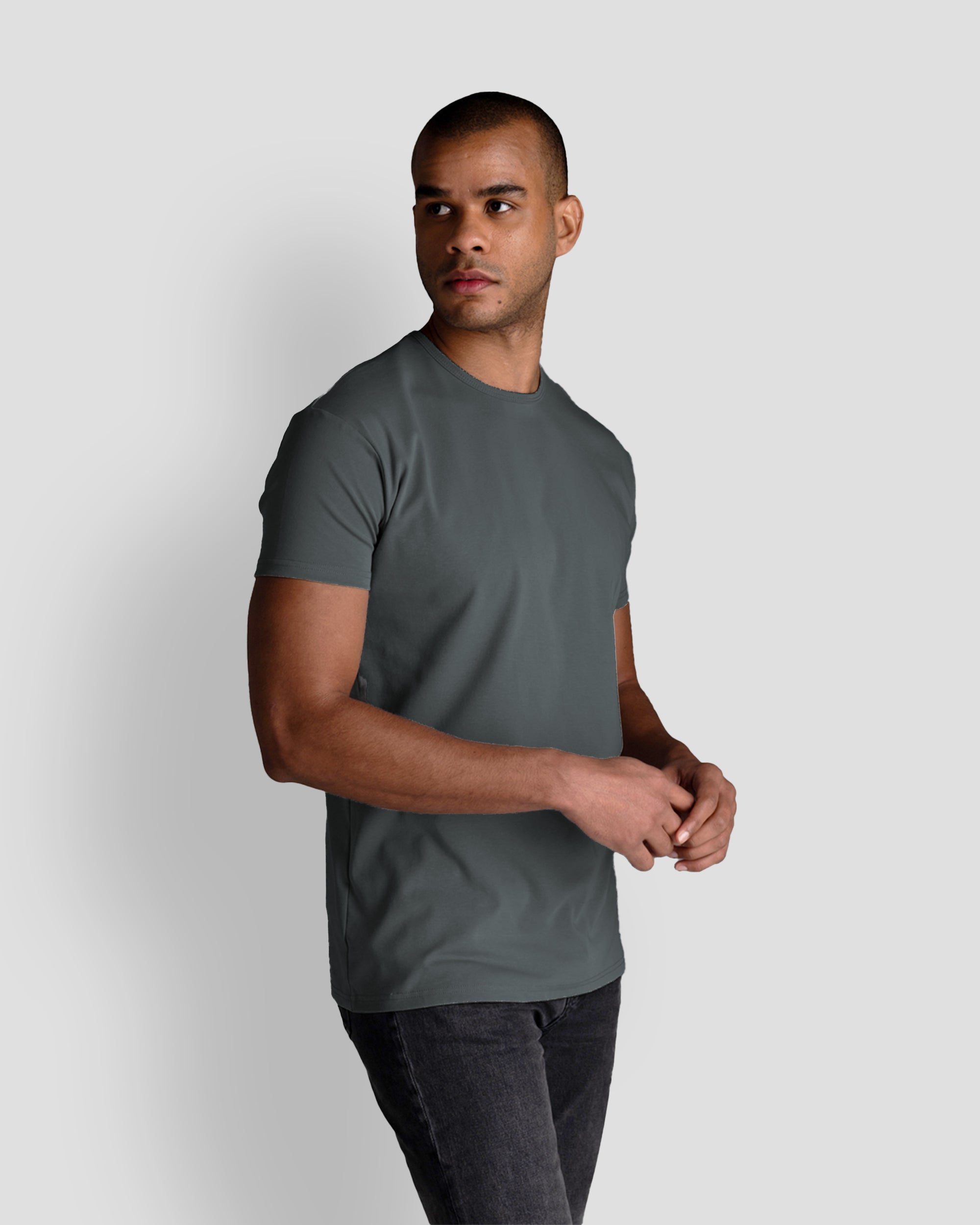 Origin Classic Crew T-Shirt: Carbon