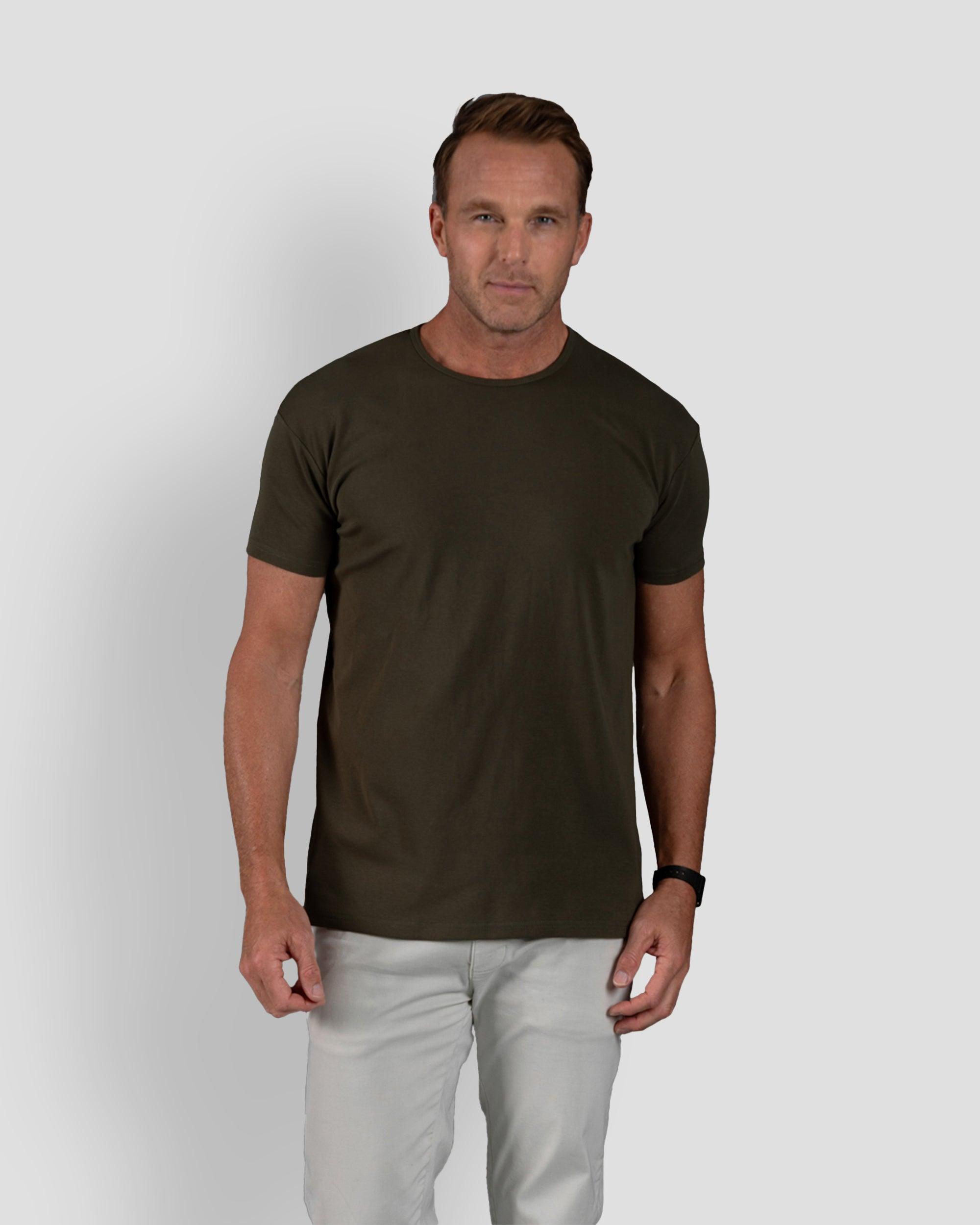 Origin Classic Crew T-Shirt: Dark Moss