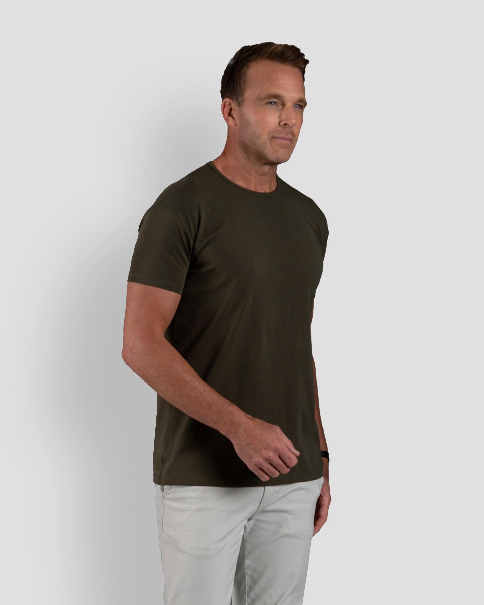 Origin Classic Crew T-Shirt: Dark Moss