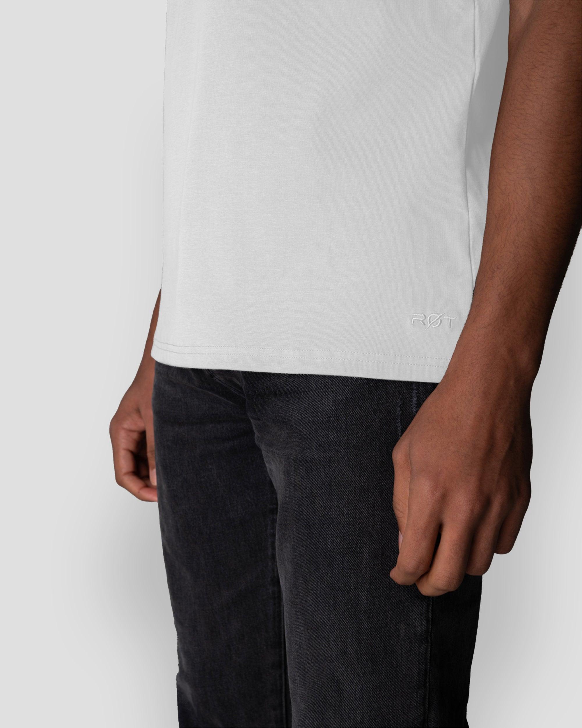 Origin Classic Henley T-Shirt: White
