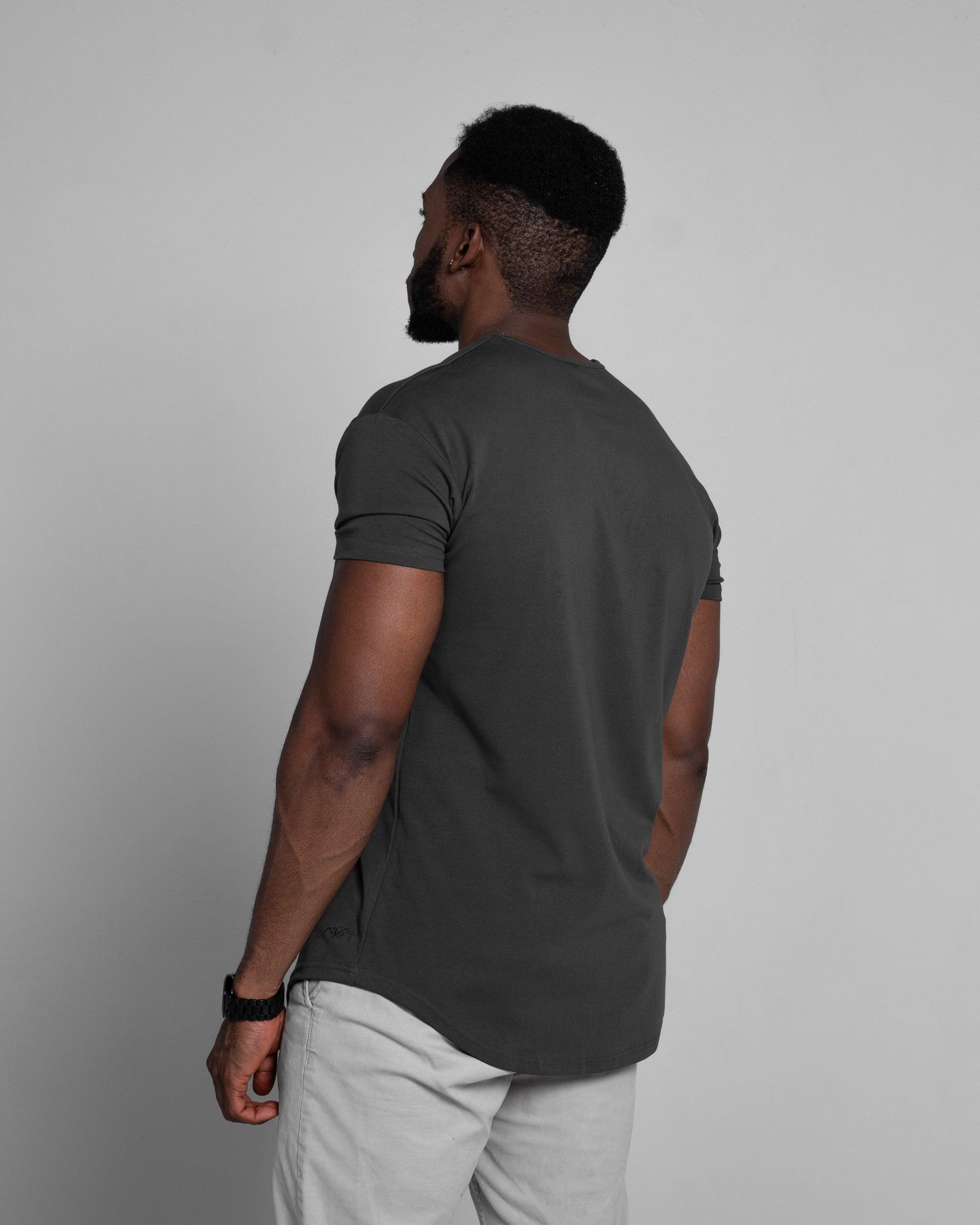 Origin Curved Crew T-Shirt: Dark Matter