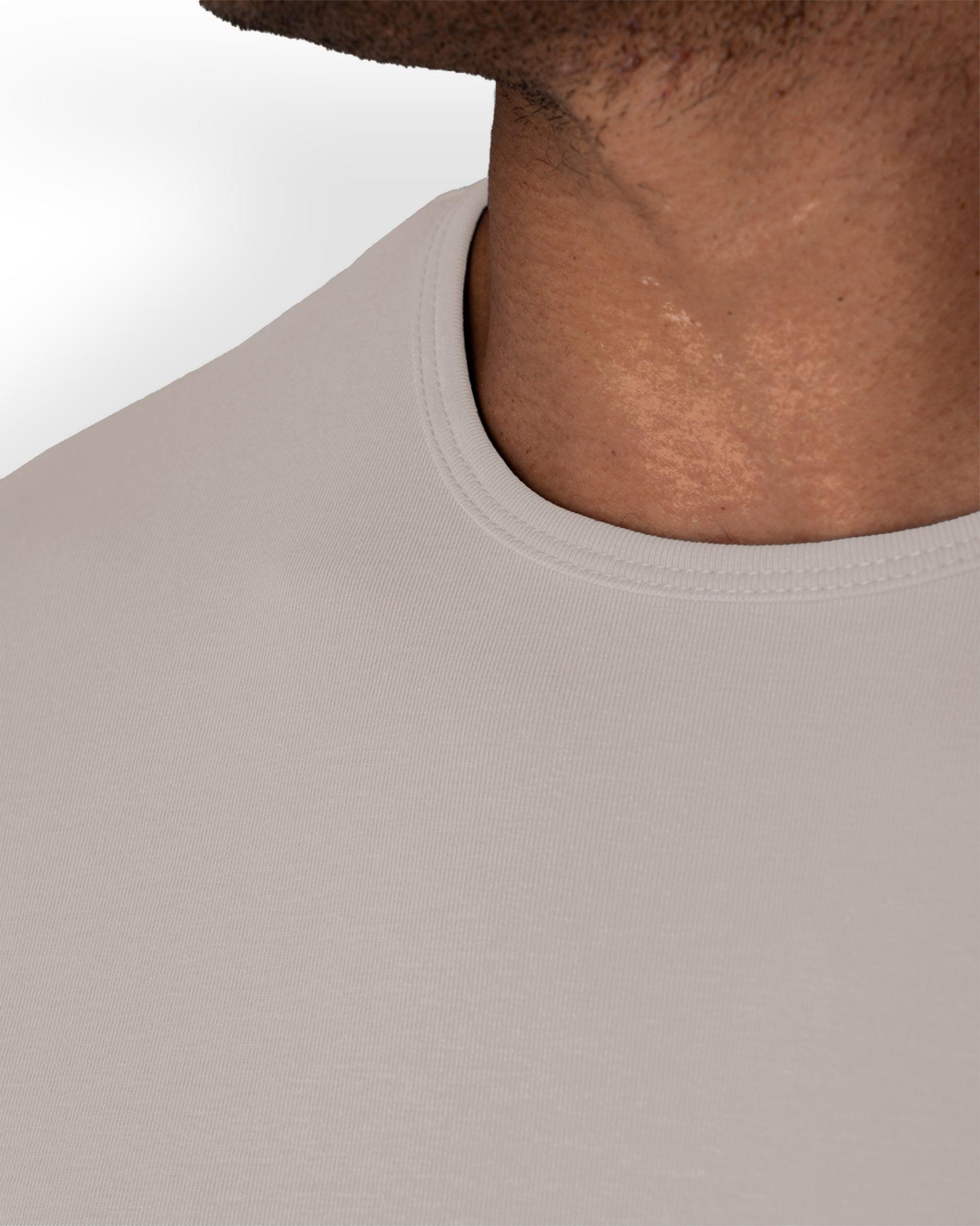Origin Curved Crew T-Shirt: Dust