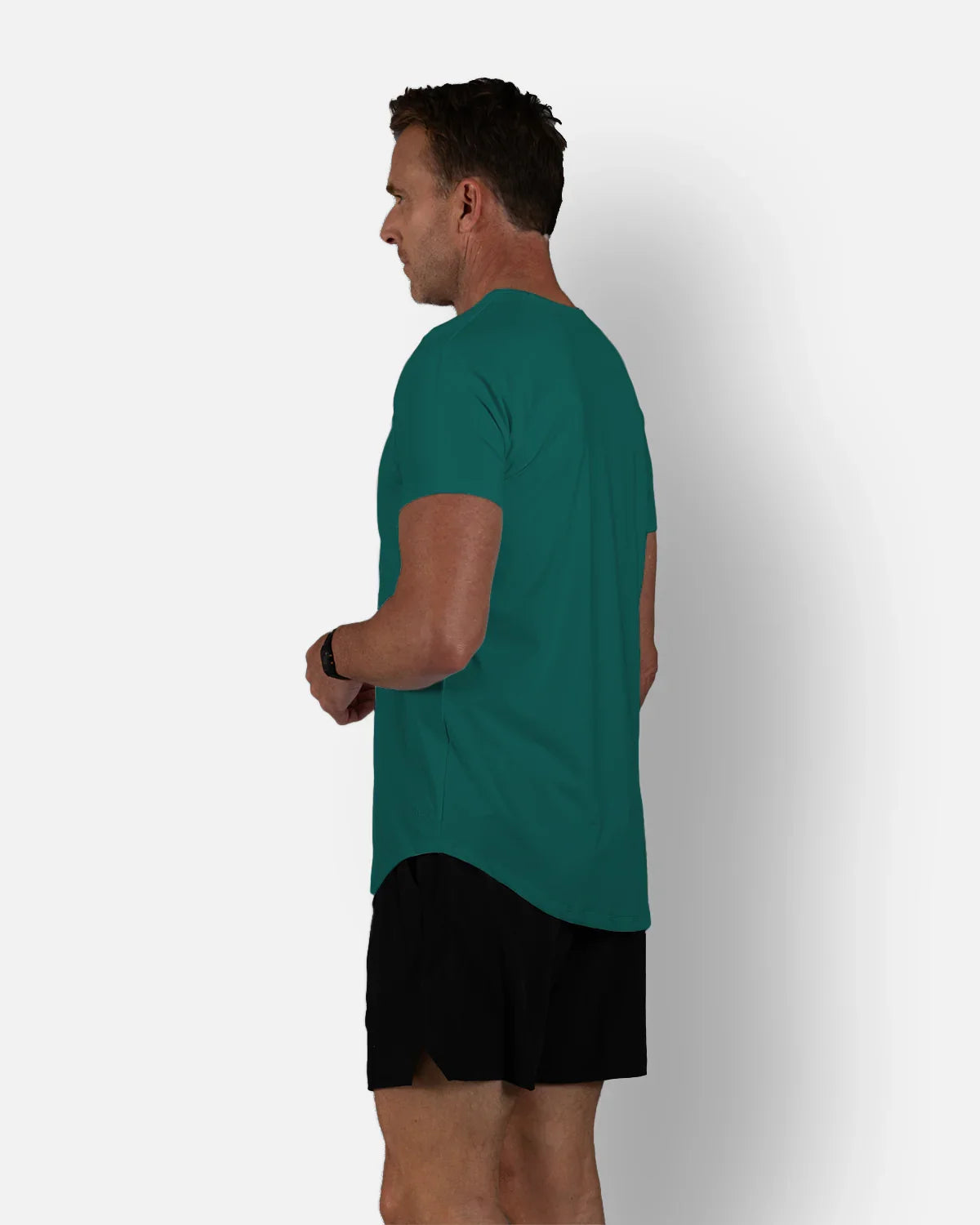 Zero-G Curved T-Shirt: Aqua