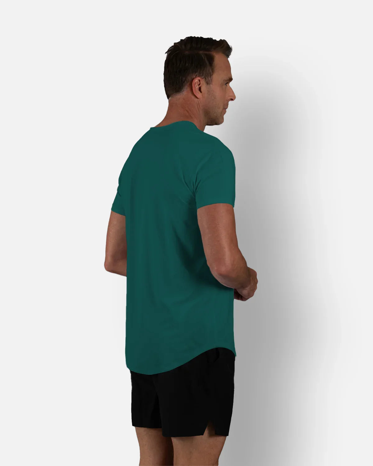 Zero-G Curved T-Shirt: Aqua