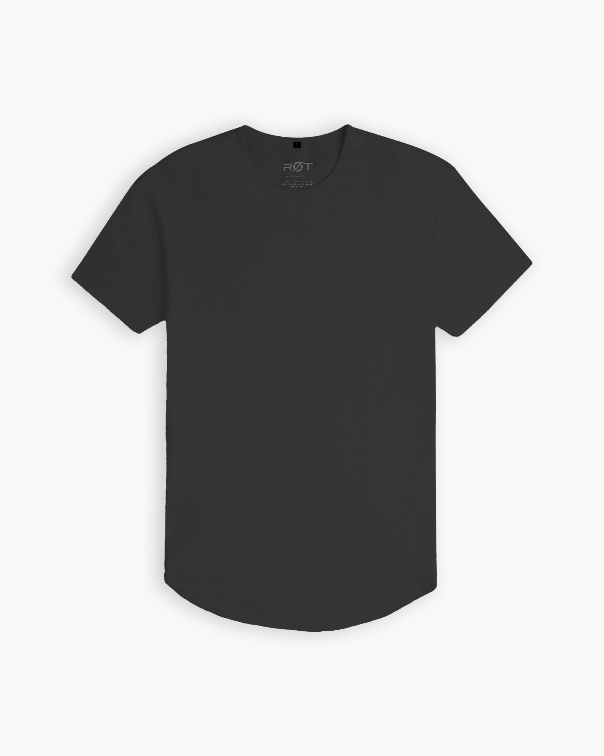 Origin Curved Crew T-Shirt: Dark Matter