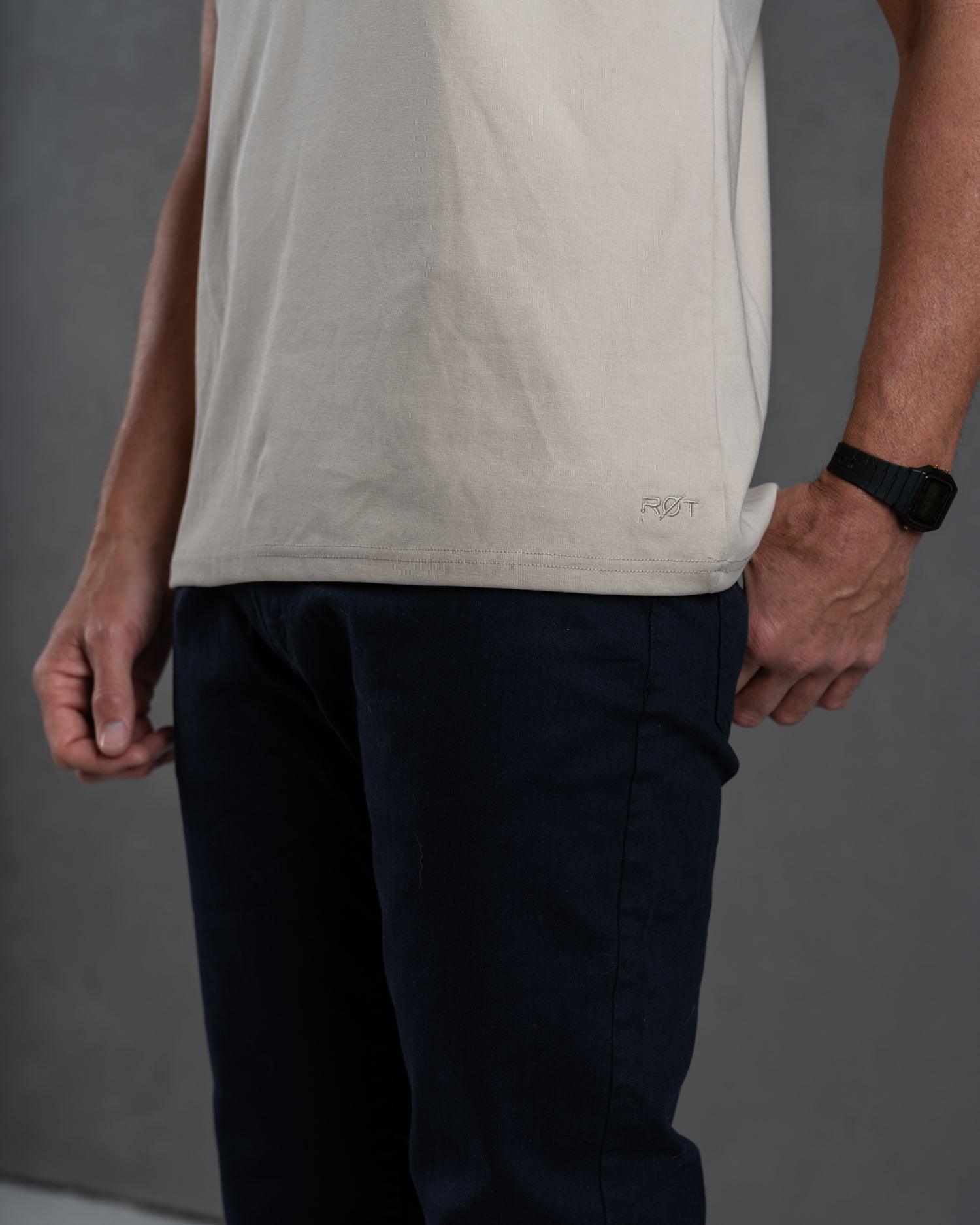 Apollo Classic Crew T-Shirt: Stone