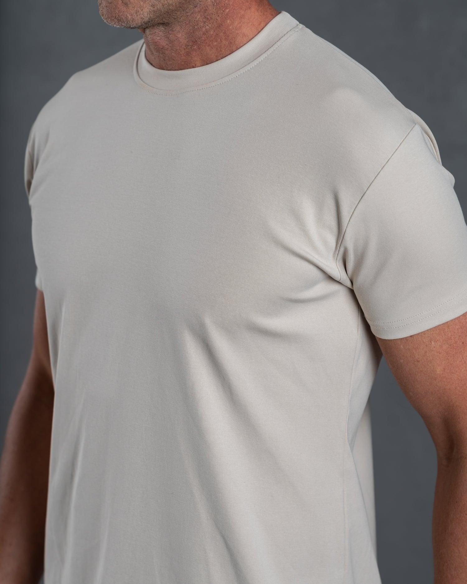 Apollo Classic Crew T-Shirt: Stone