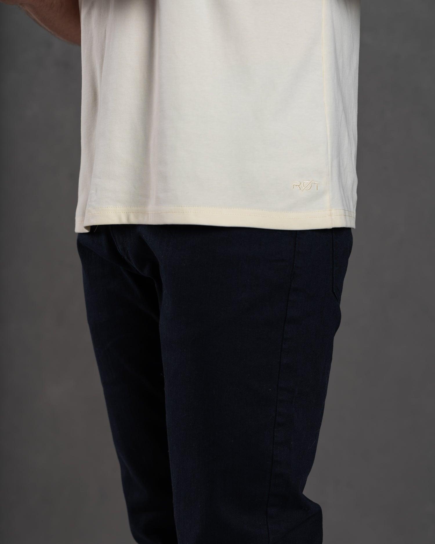 Apollo Classic Crew T-Shirt: Off White