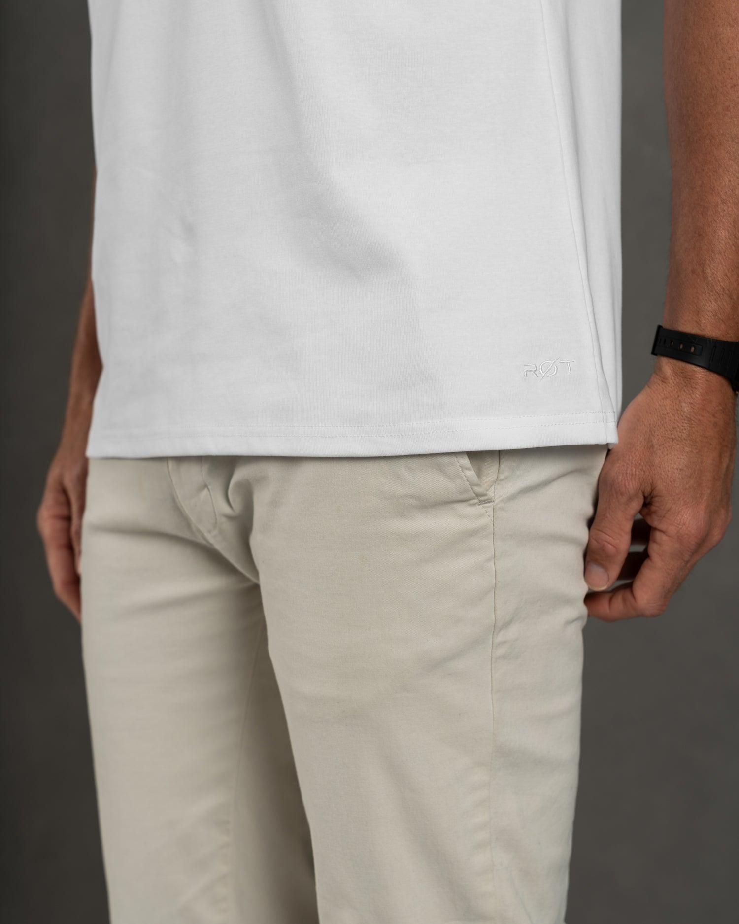 Origin Classic V-Neck T-Shirt: White