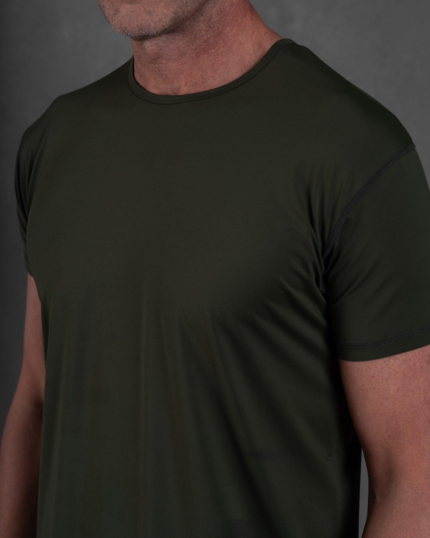 Zero-G Curved T-Shirt: Olive Drab