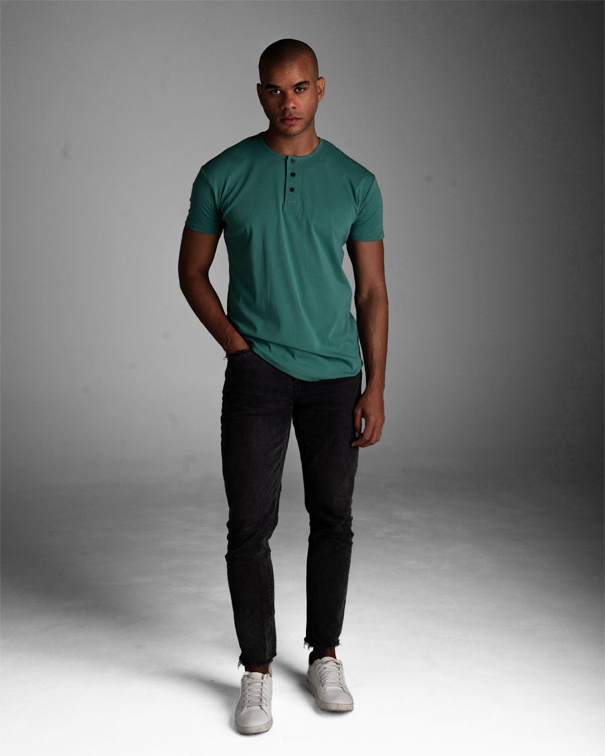 Origin Classic Henley T-Shirt: Cosmo