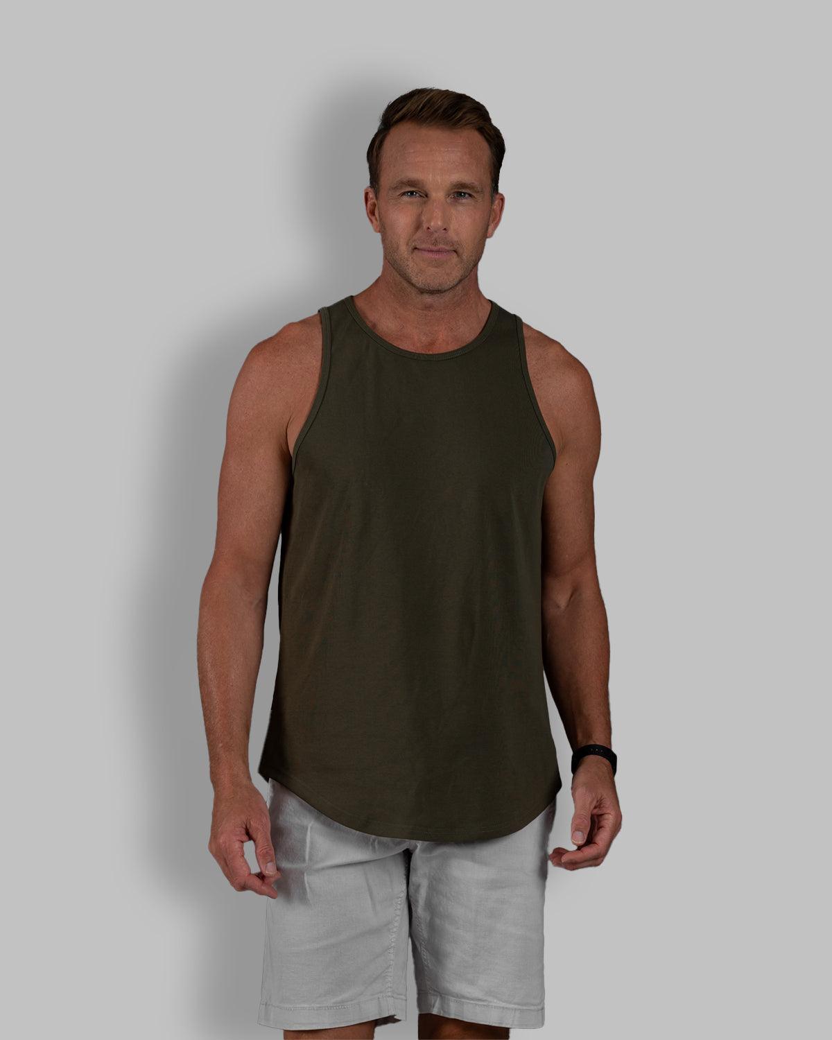 Origin Curved Tank: Dark Moss