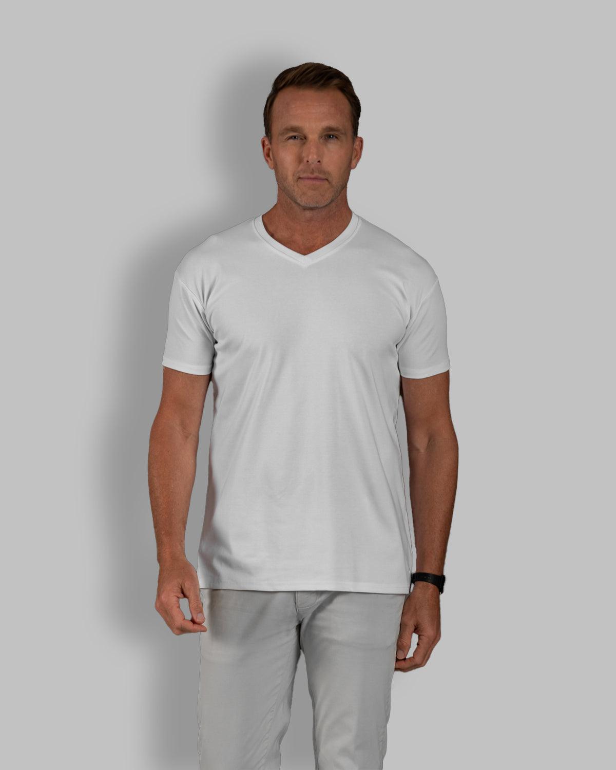 Origin Classic V-Neck T-Shirt: White