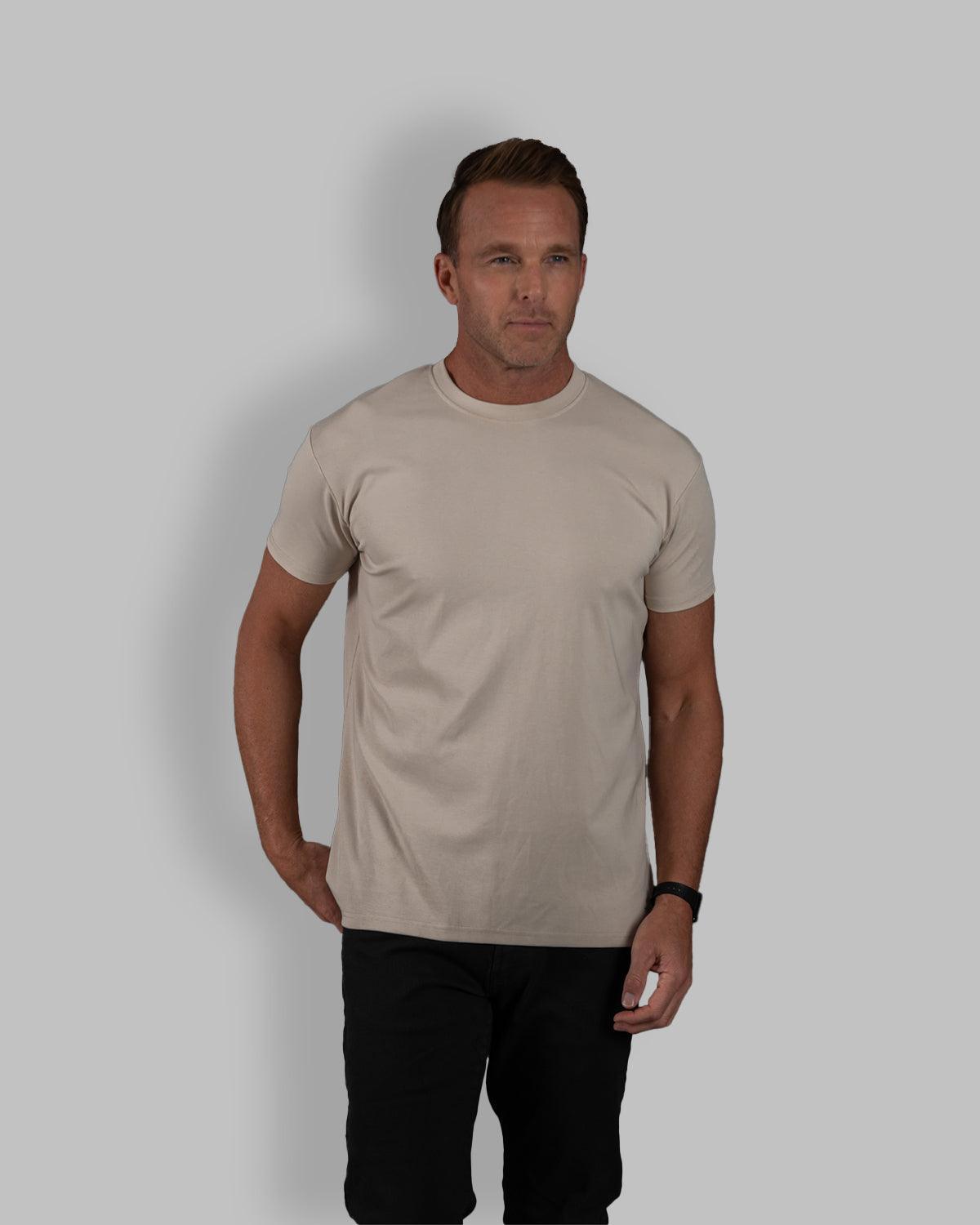 Apollo Classic Crew T-Shirt: Stone