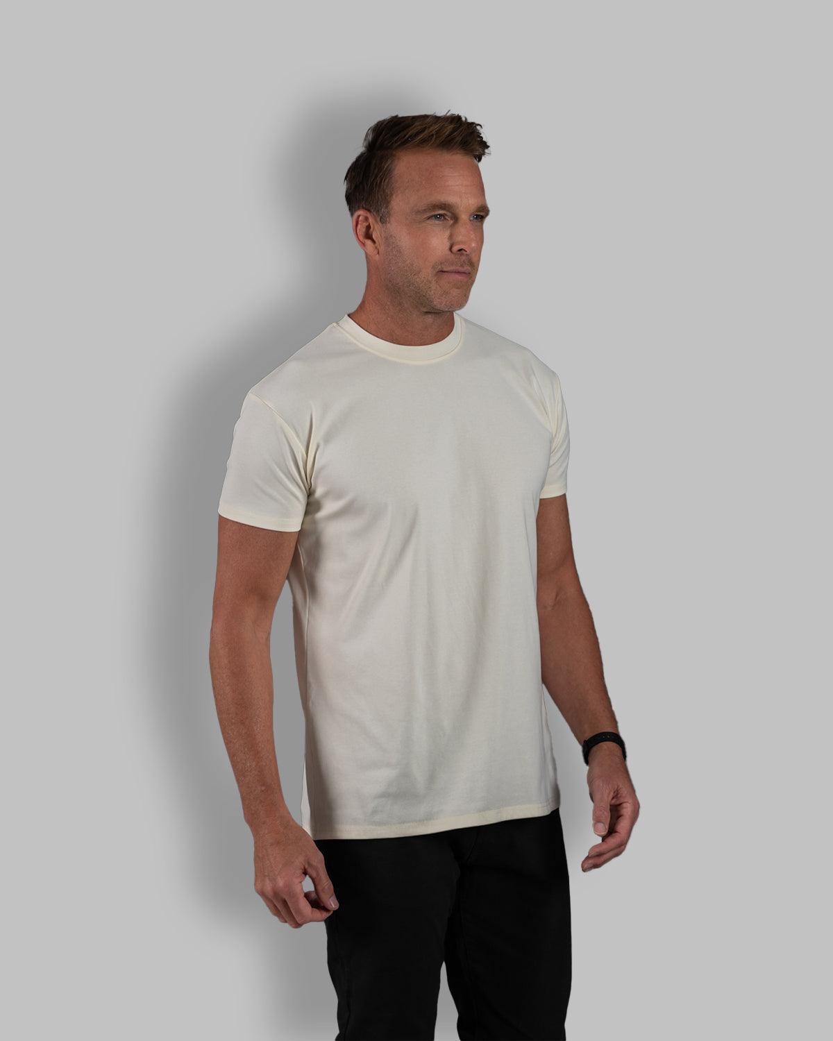 Apollo Classic Crew T-Shirt: Off White