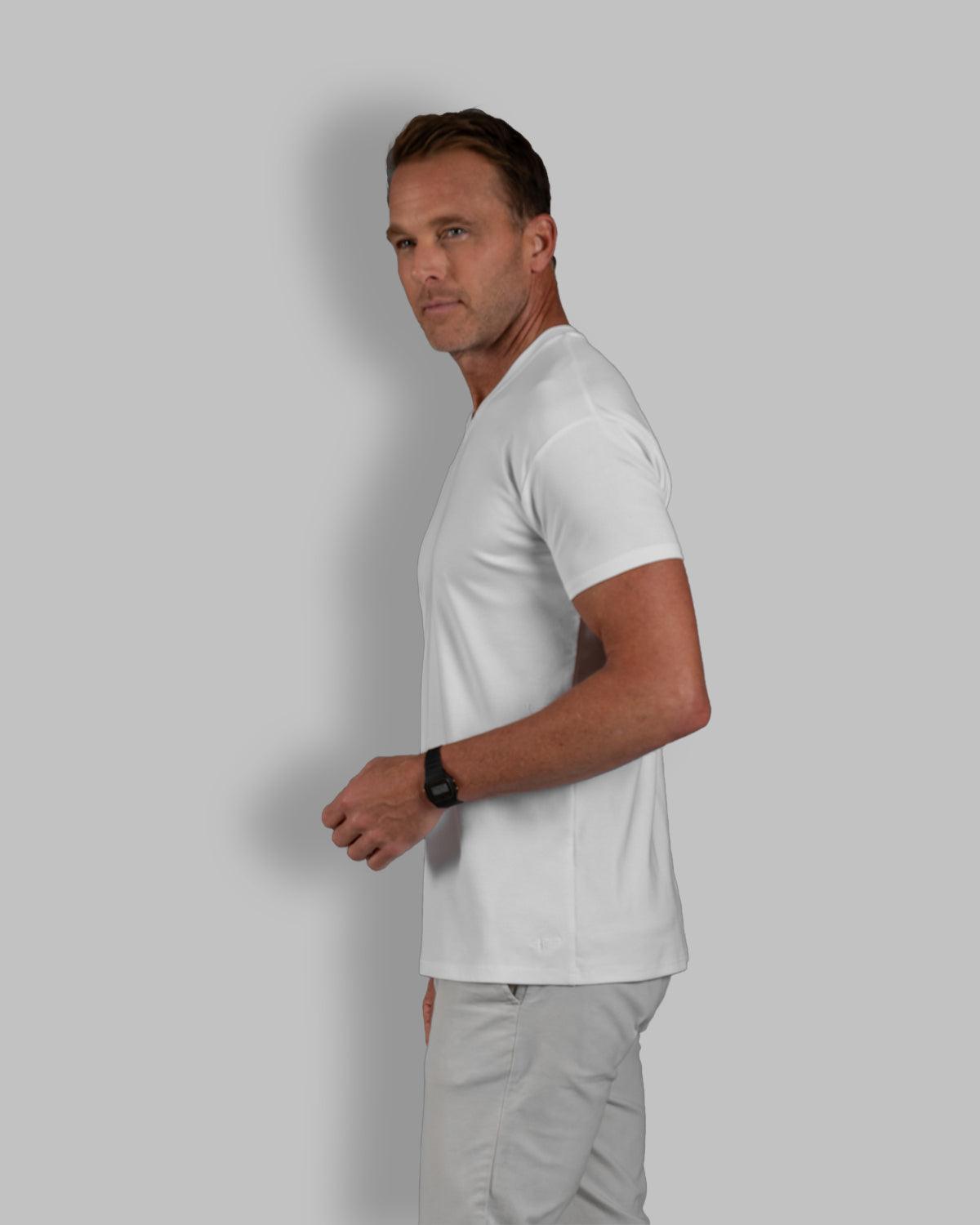 Origin Classic V-Neck T-Shirt: White