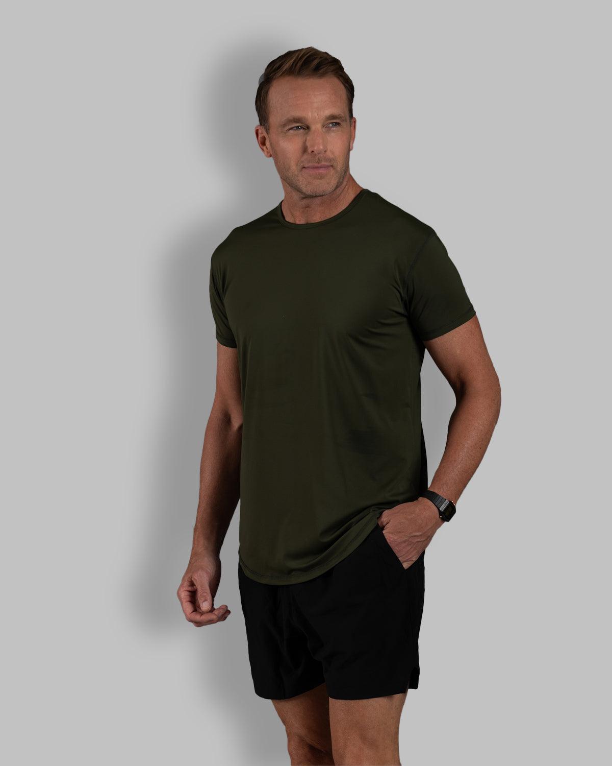 Zero-G Curved T-Shirt: Olive Drab