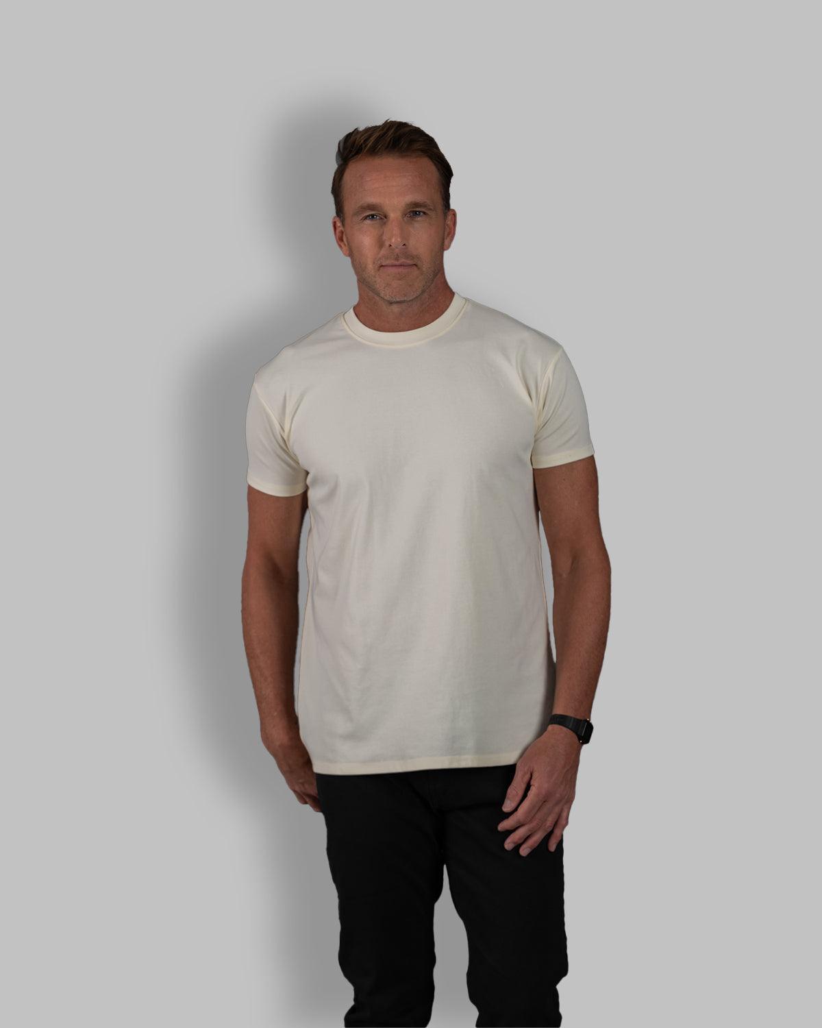 Apollo Classic Crew T-Shirt: Off White