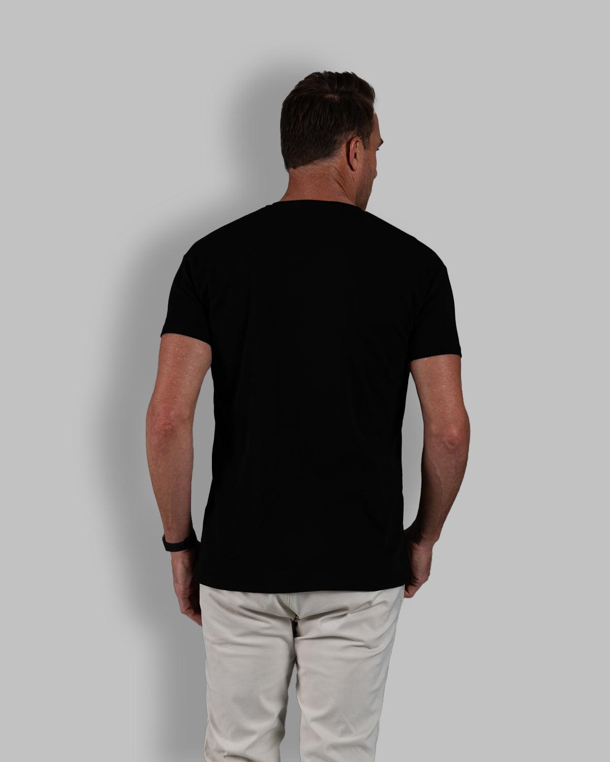 Origin Classic V-Neck T-Shirt: Black