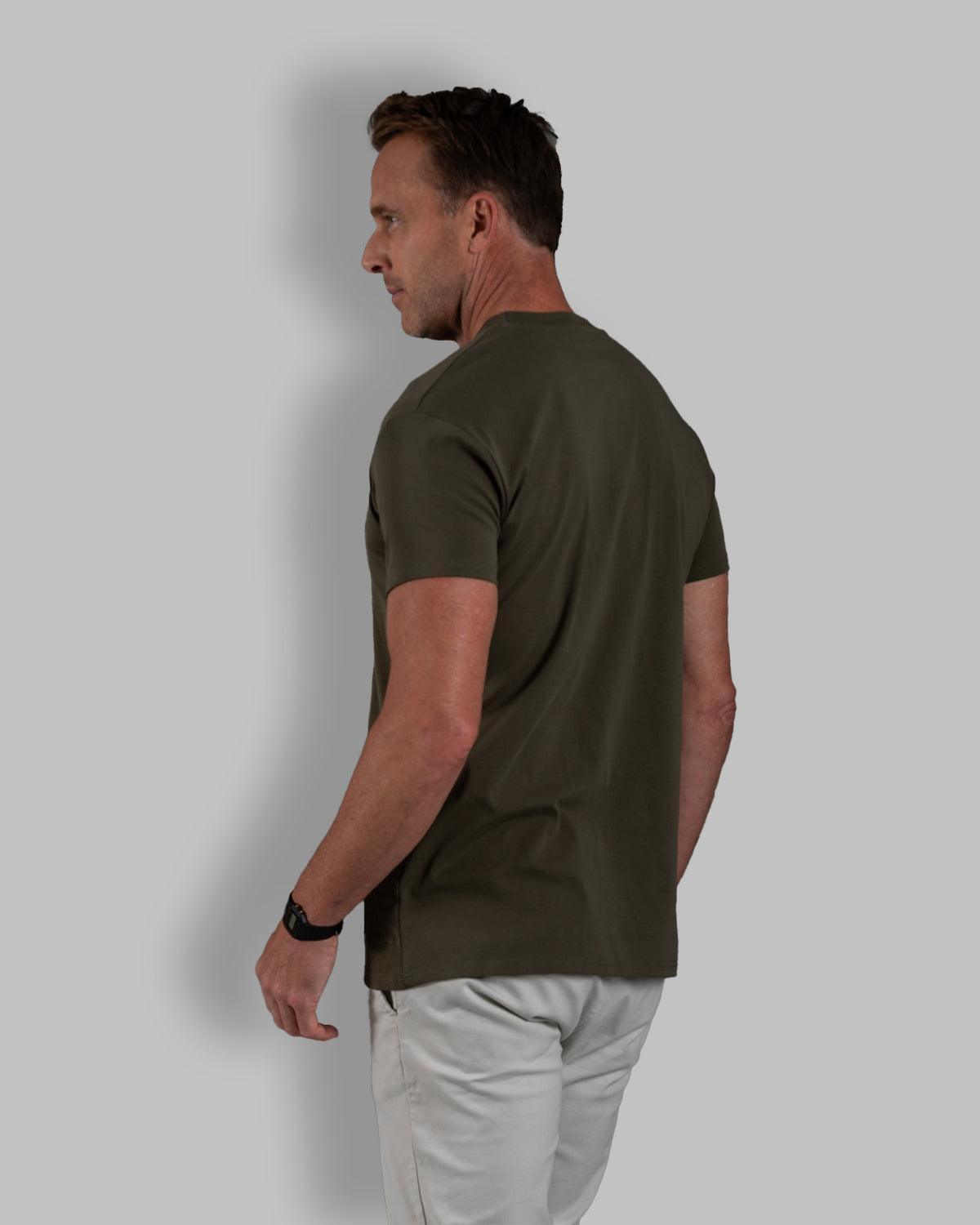 Apollo Classic Crew T-Shirt: Dark Moss