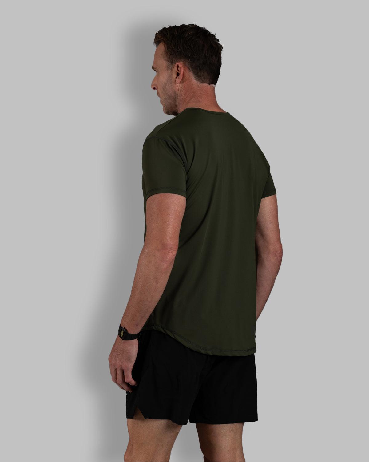 Zero-G Curved T-Shirt: Olive Drab