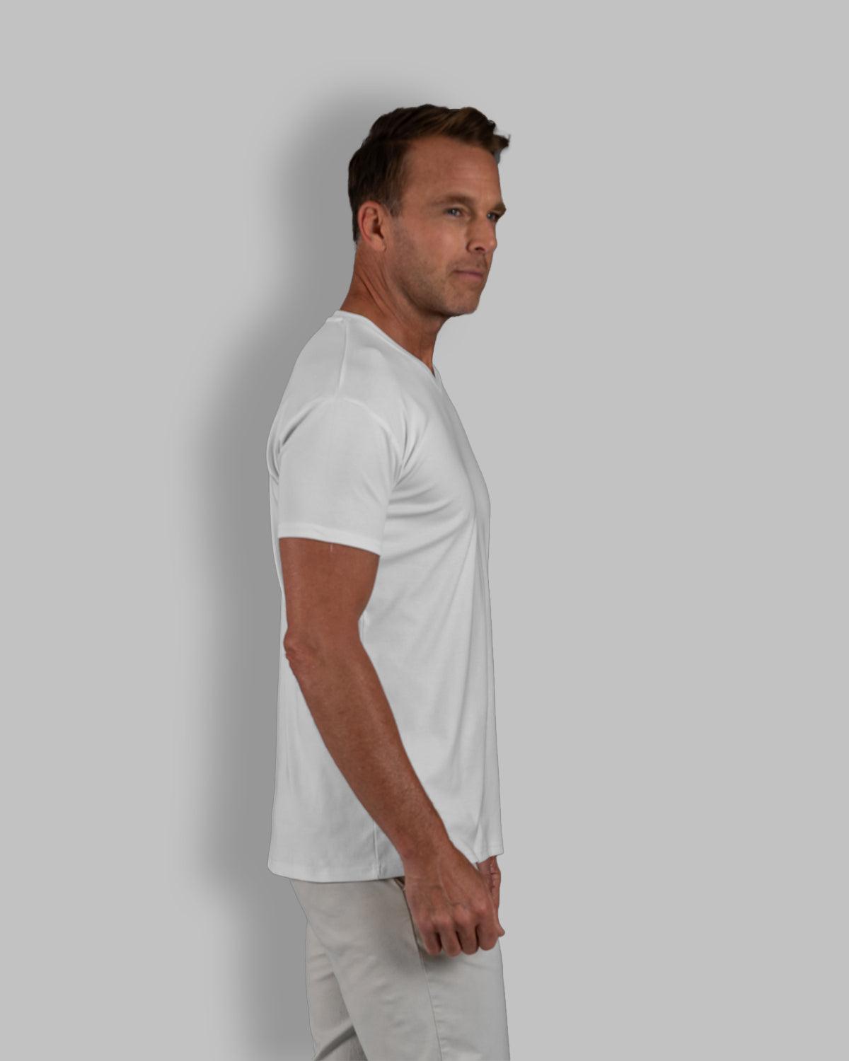 Origin Classic V-Neck T-Shirt: White