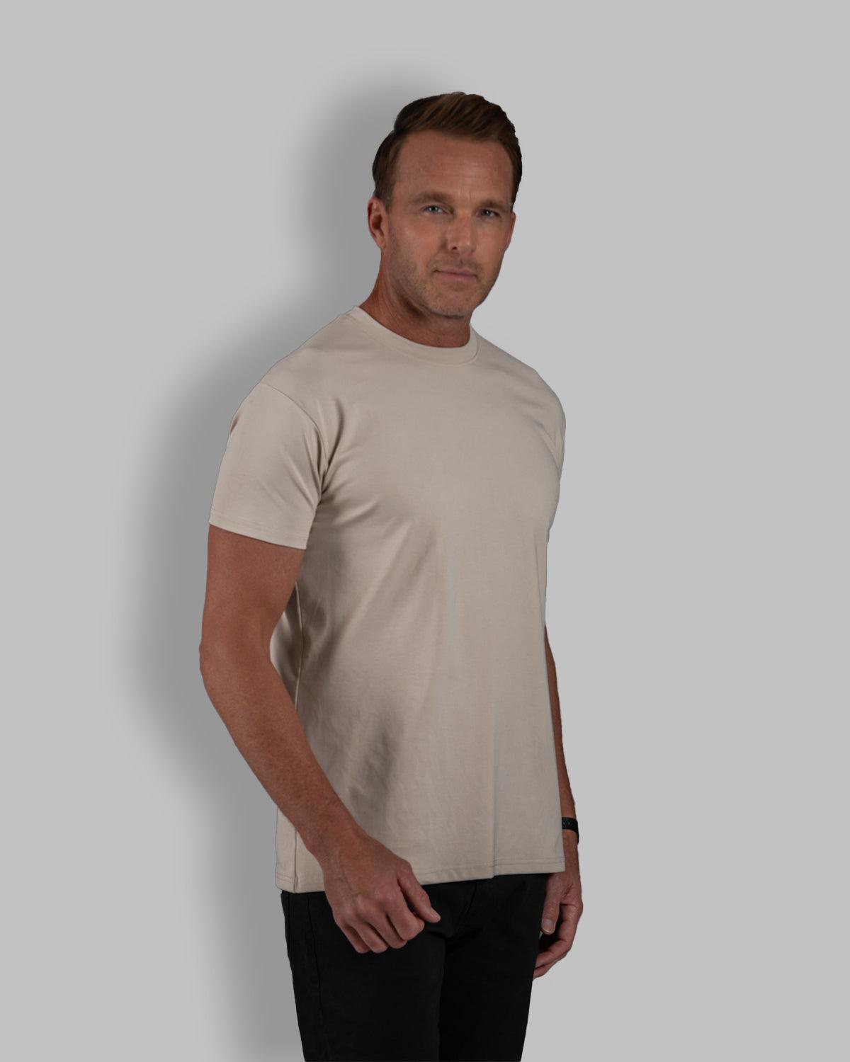 Apollo Classic Crew T-Shirt: Stone