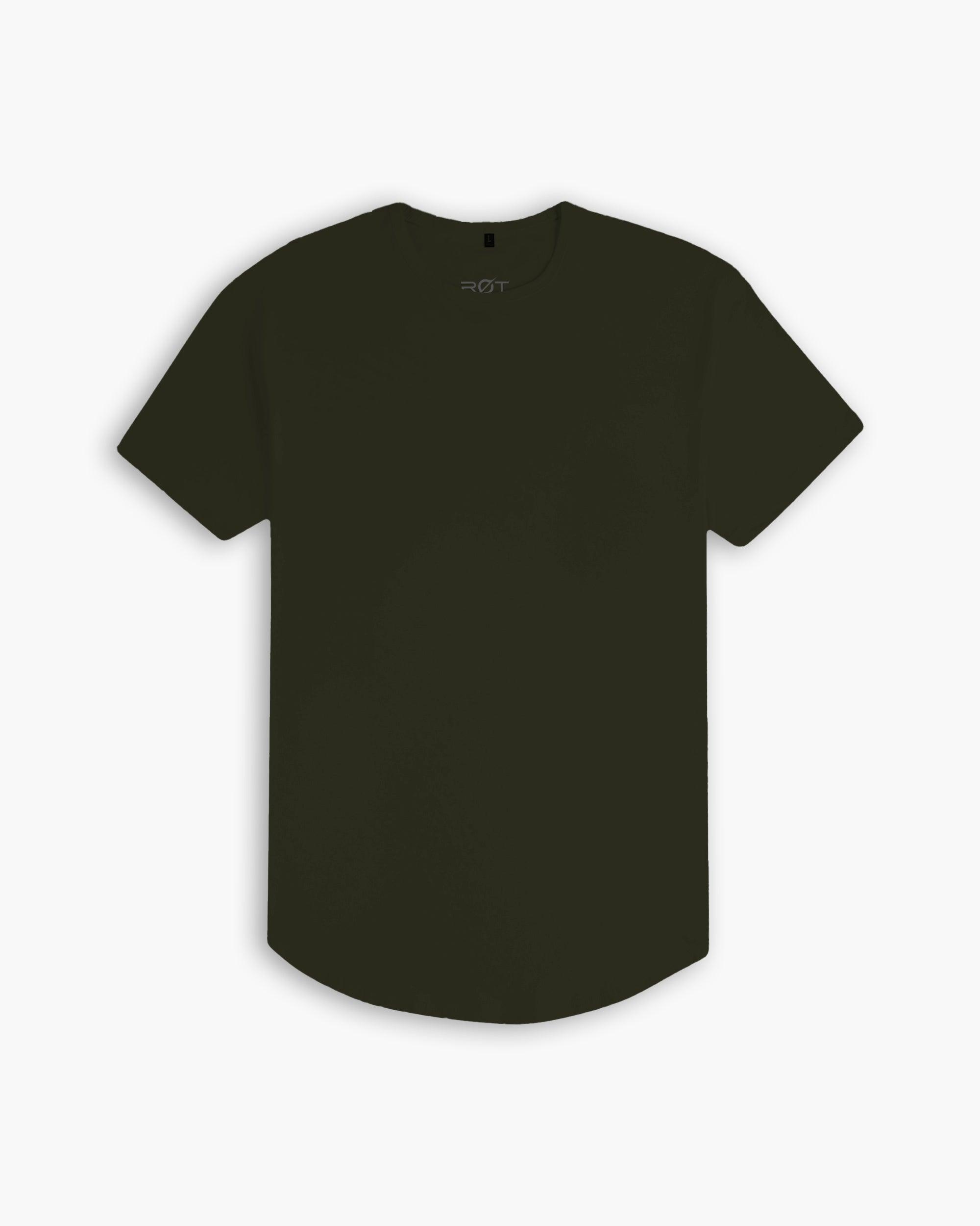 Zero-G Curved T-Shirt: Olive Drab