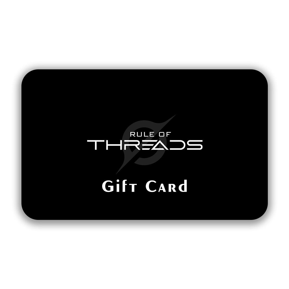 Rule Of Threads Gift Card - Rule Of Threads