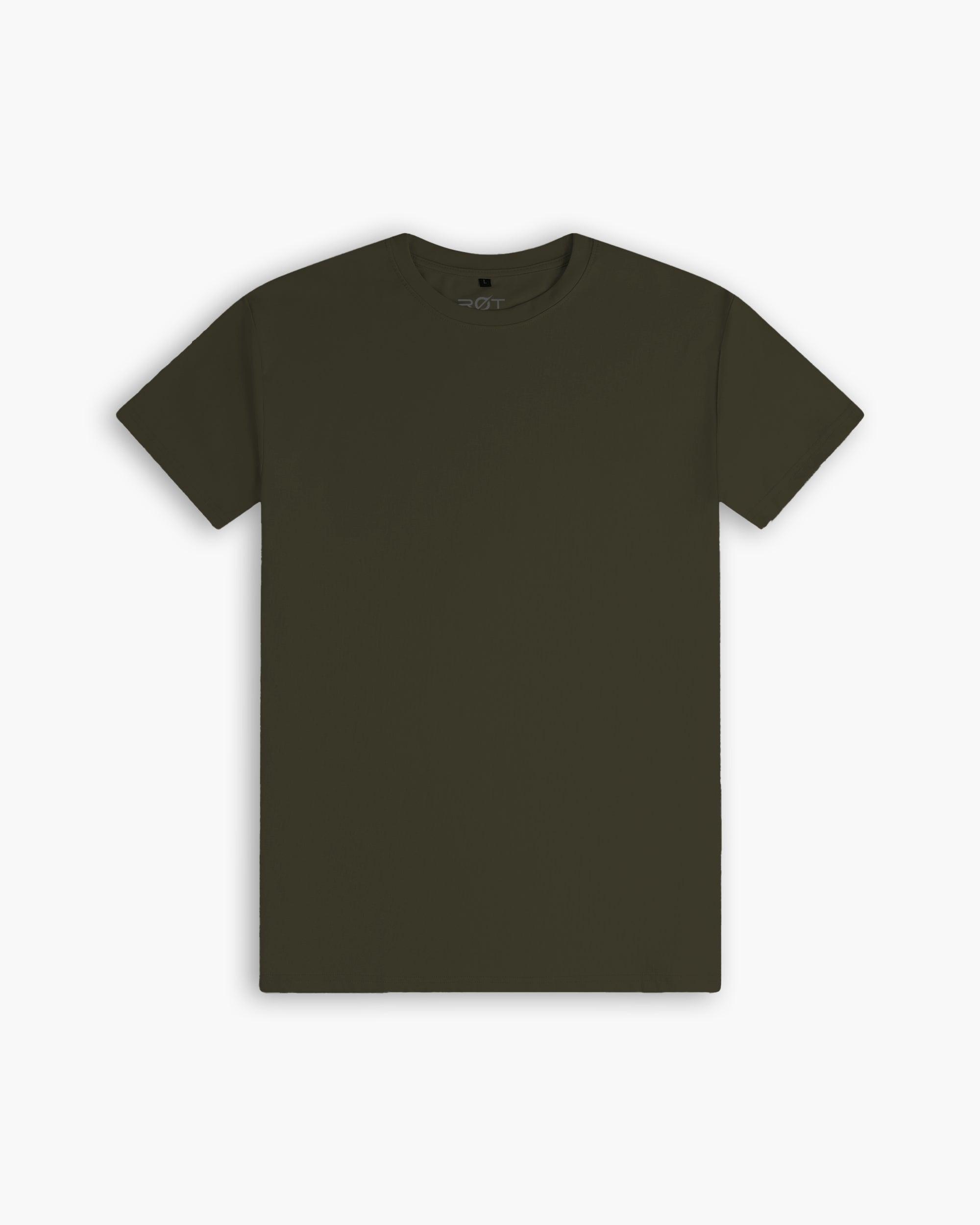 Apollo Classic Crew T-Shirt: Dark Moss