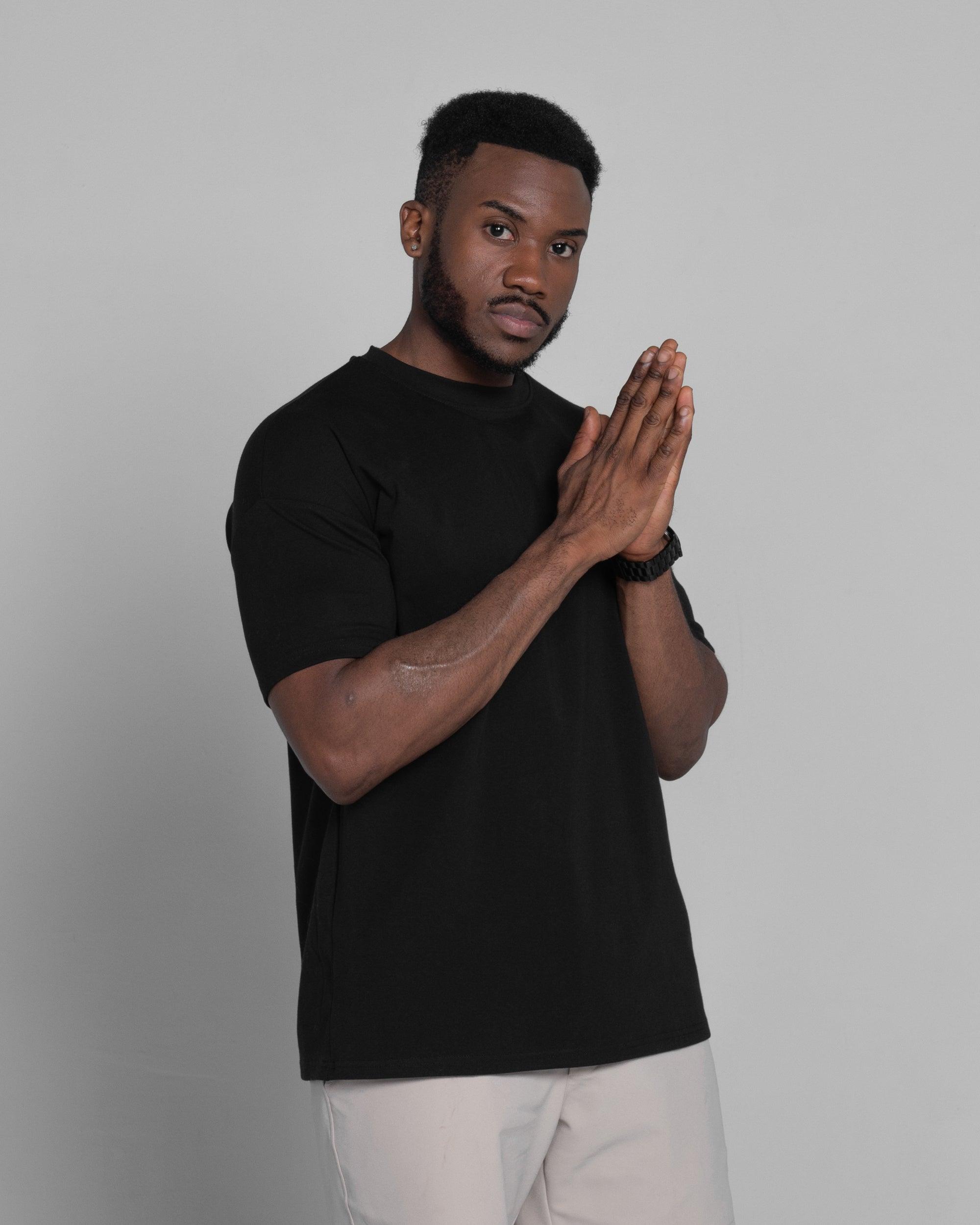 Apollo Relaxed Fit T-Shirt: Black