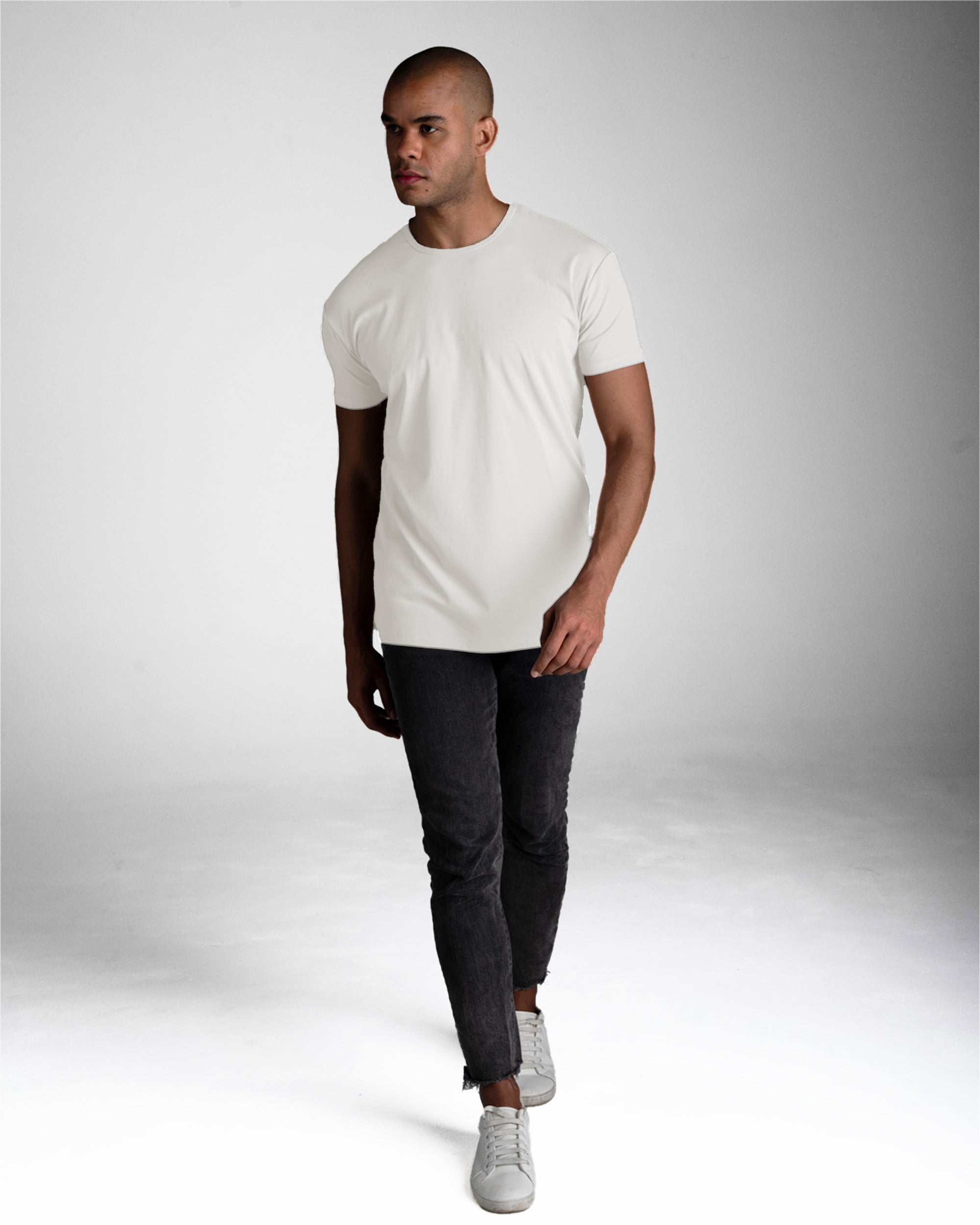 Origin Classic Crew T-Shirt: Bone