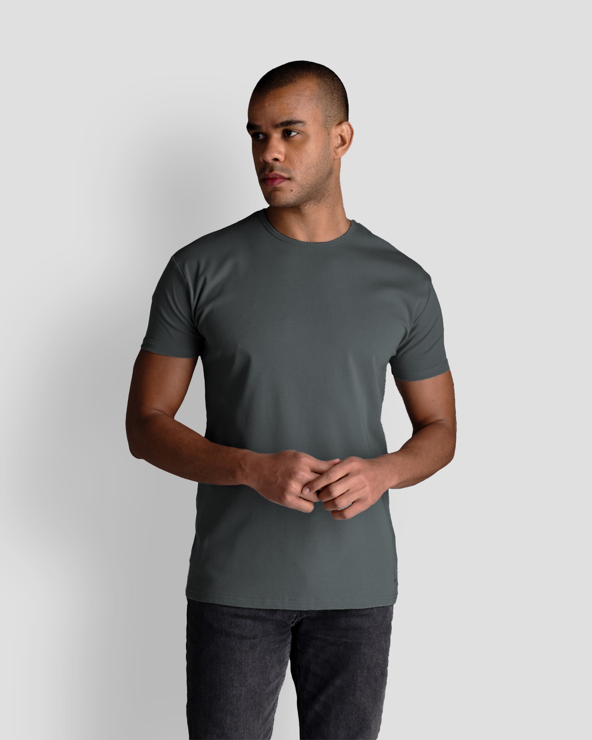 Origin Classic Crew T-Shirt: Carbon