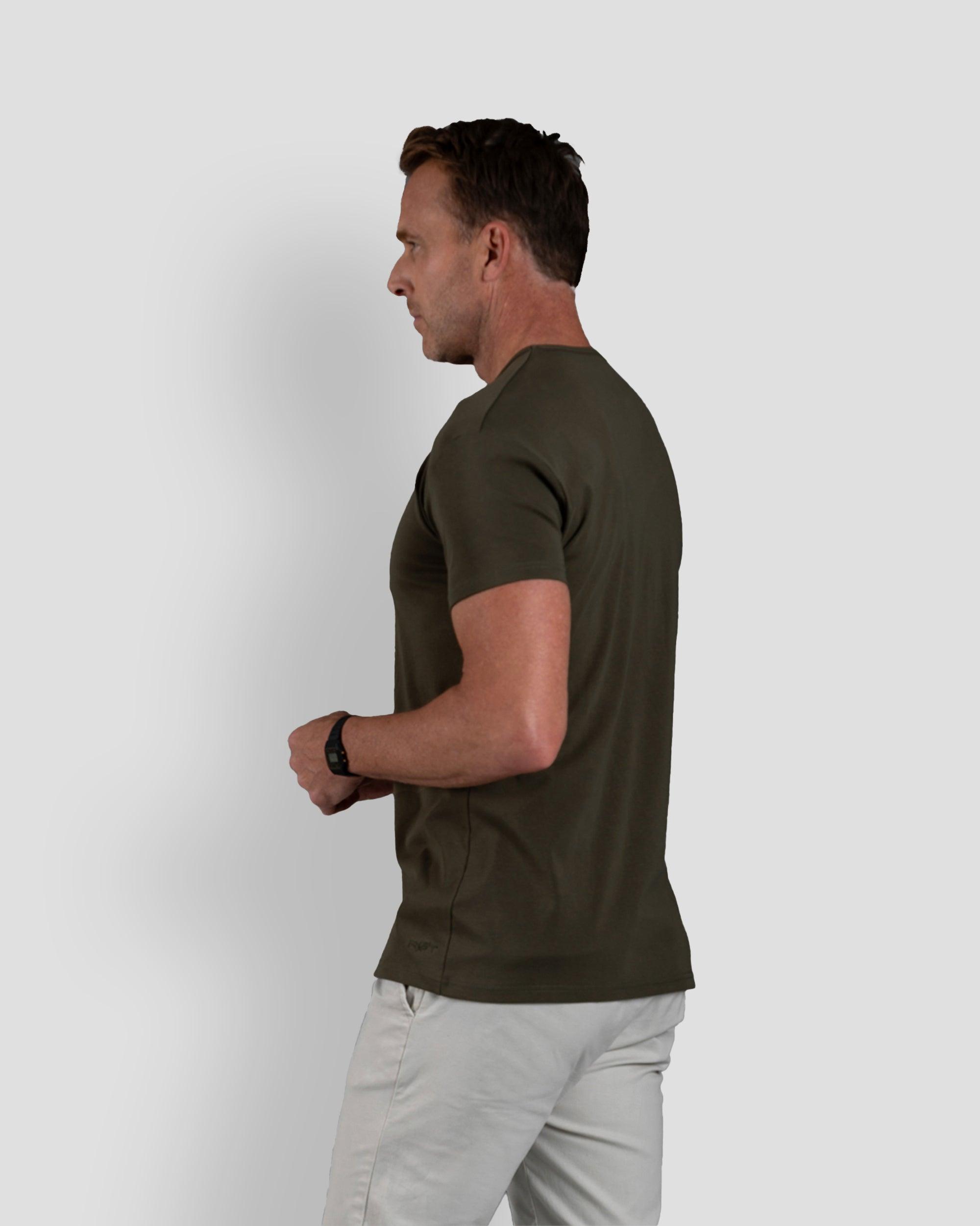 Origin Classic Crew T-Shirt: Dark Moss