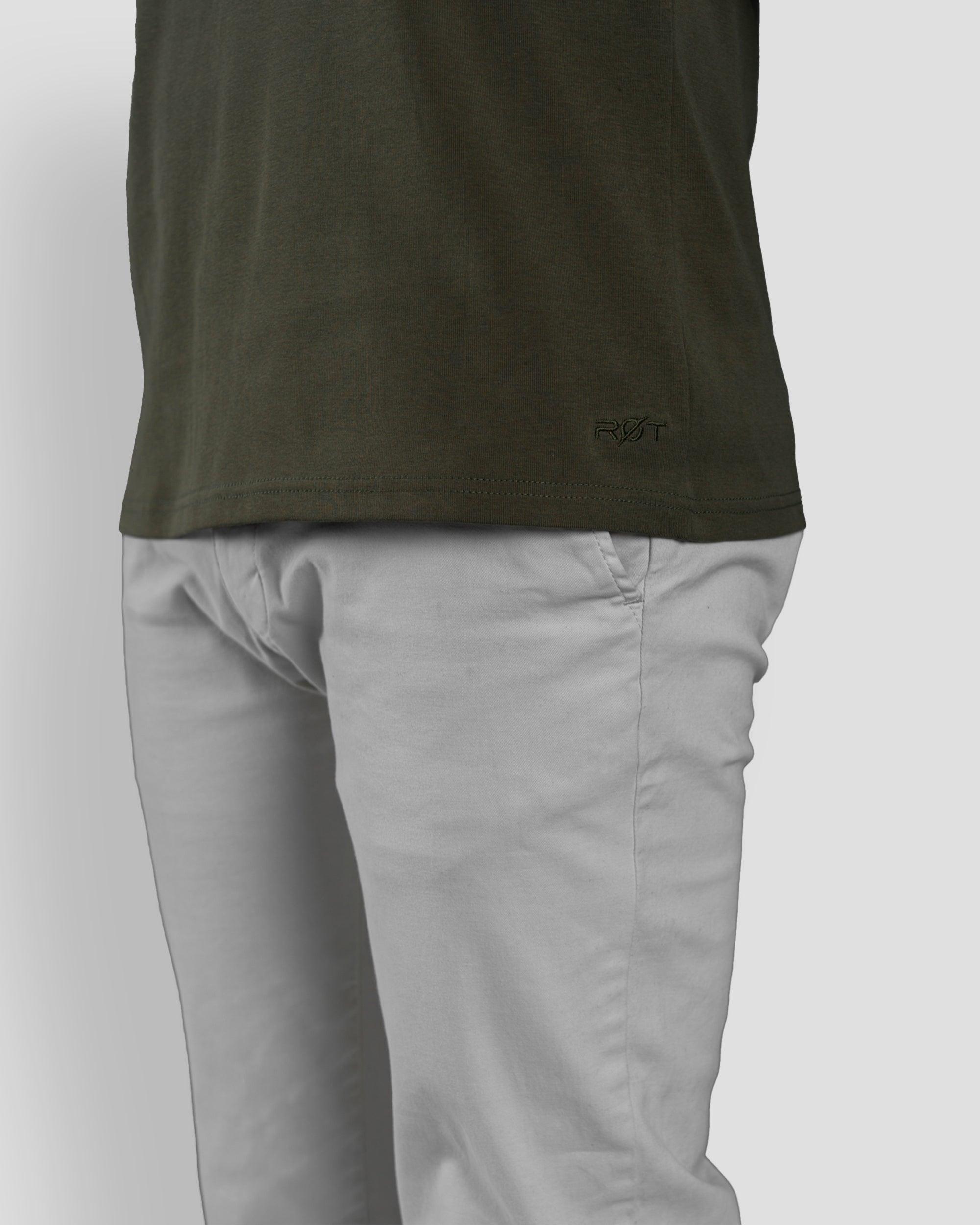 Origin Classic Crew T-Shirt: Dark Moss