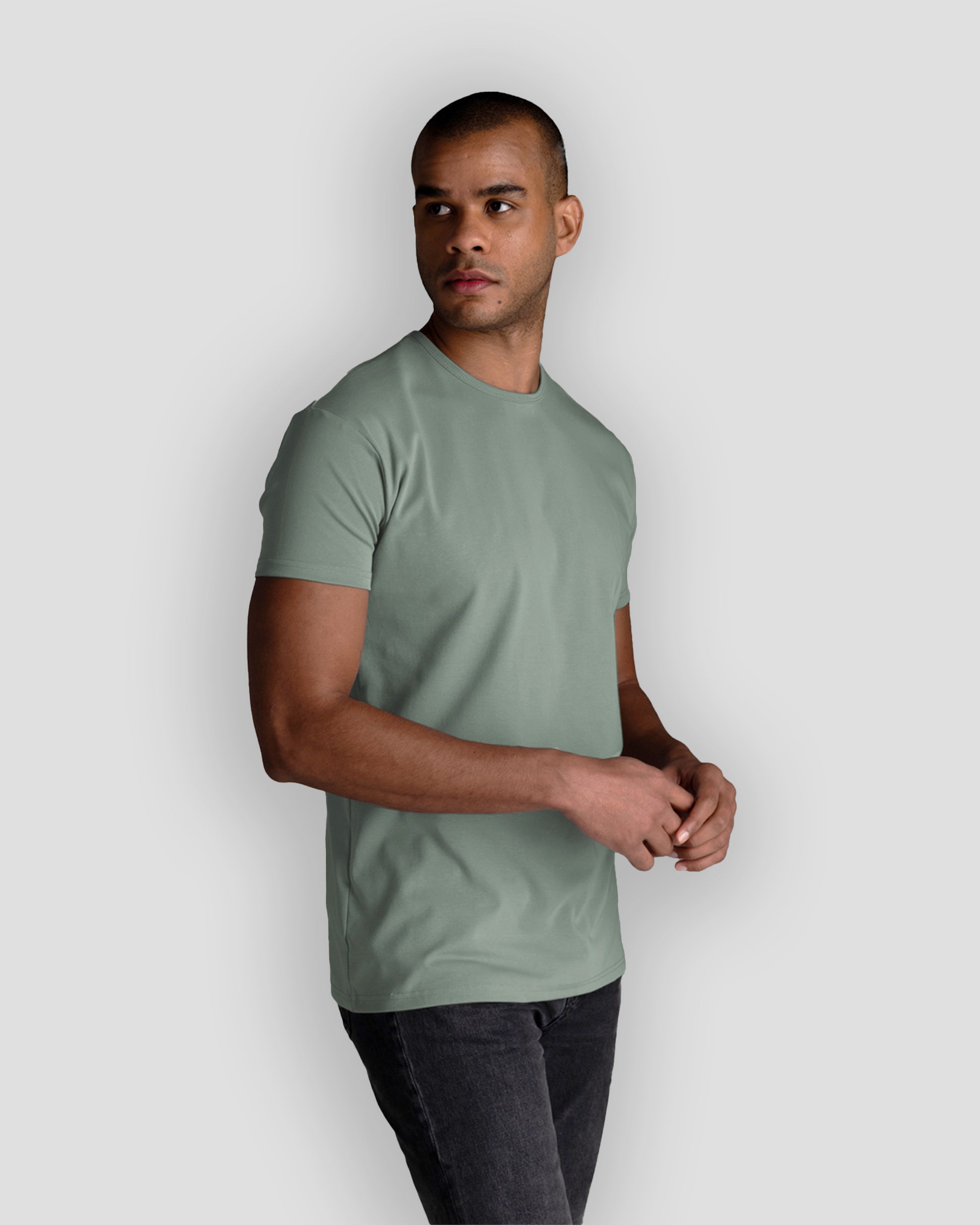 Origin Classic Crew T-Shirt: Eucalyptus