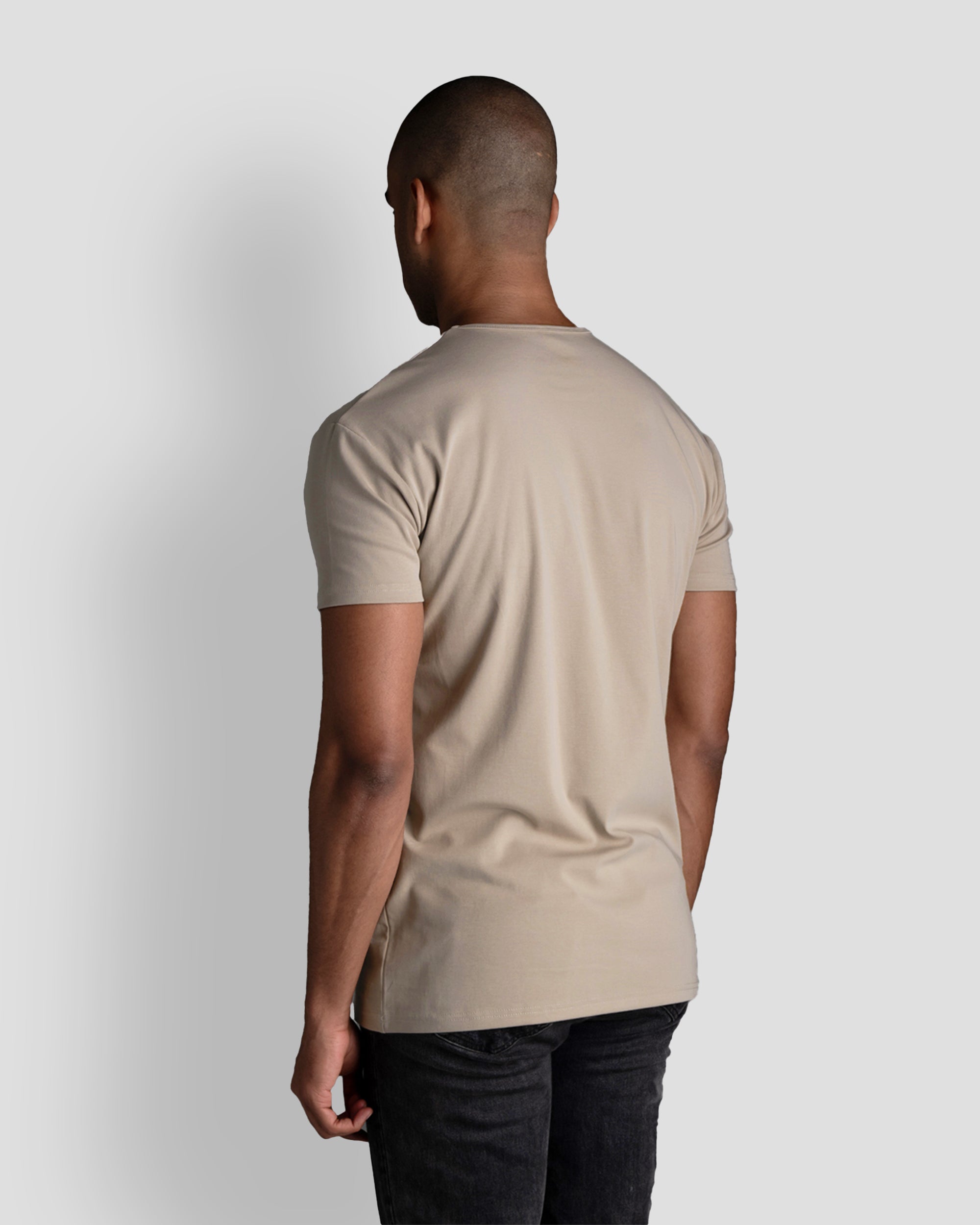 Origin Classic Crew T-Shirt: Stone