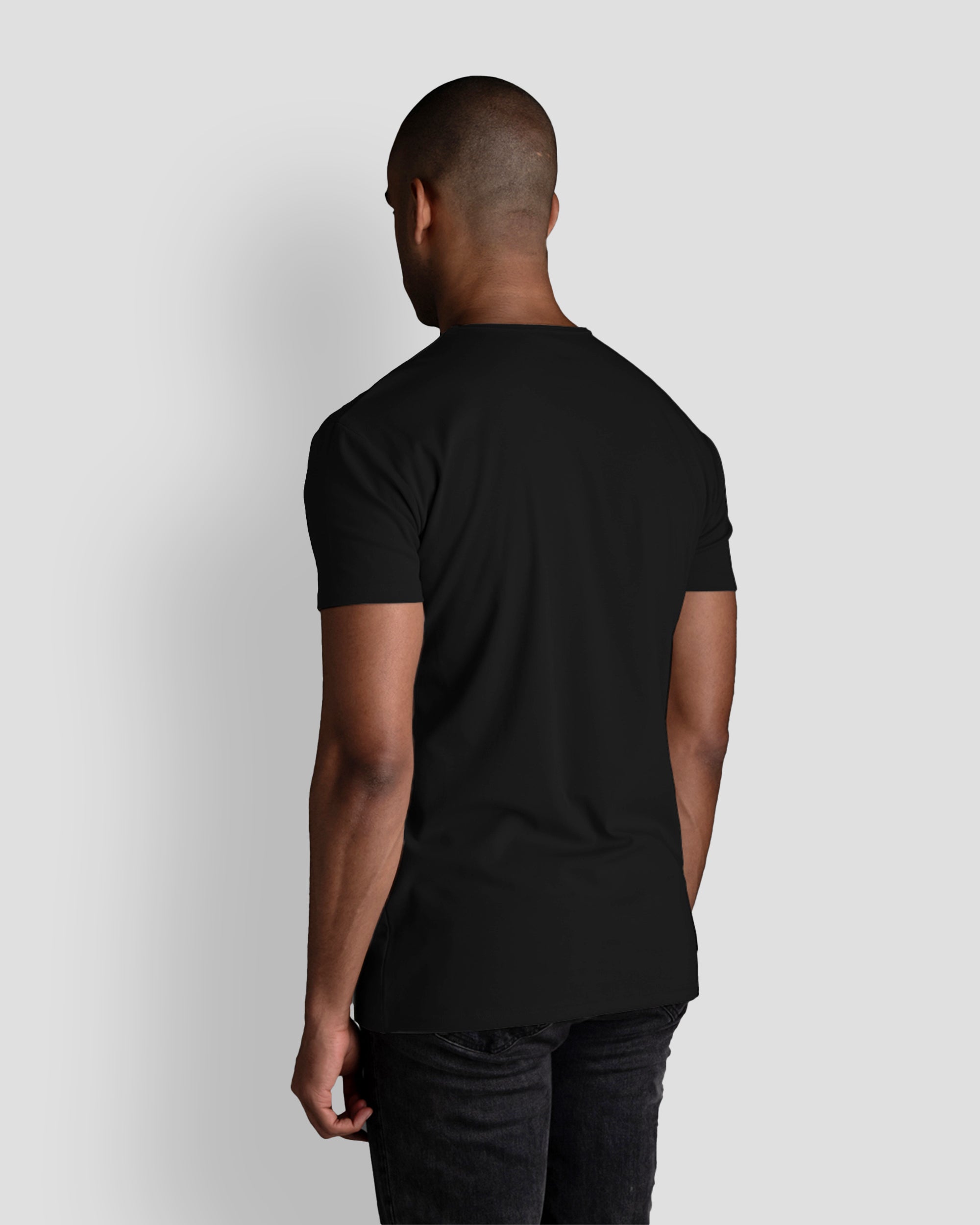 Origin Classic Henley T-Shirt: Black