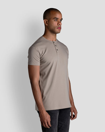 Origin Classic Henley T-Shirt: Dust