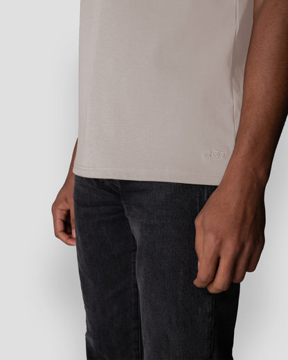 Origin Classic Henley T-Shirt: Dust