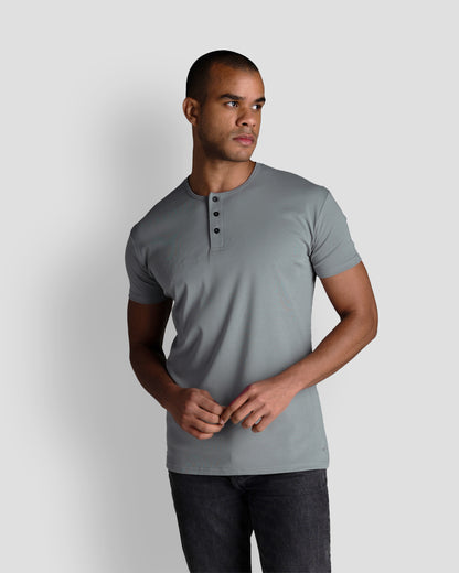 Origin Classic Henley T-Shirt: Space Gray