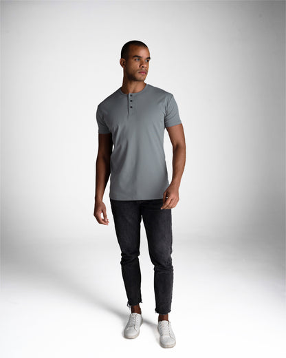 Origin Classic Henley T-Shirt: Space Gray