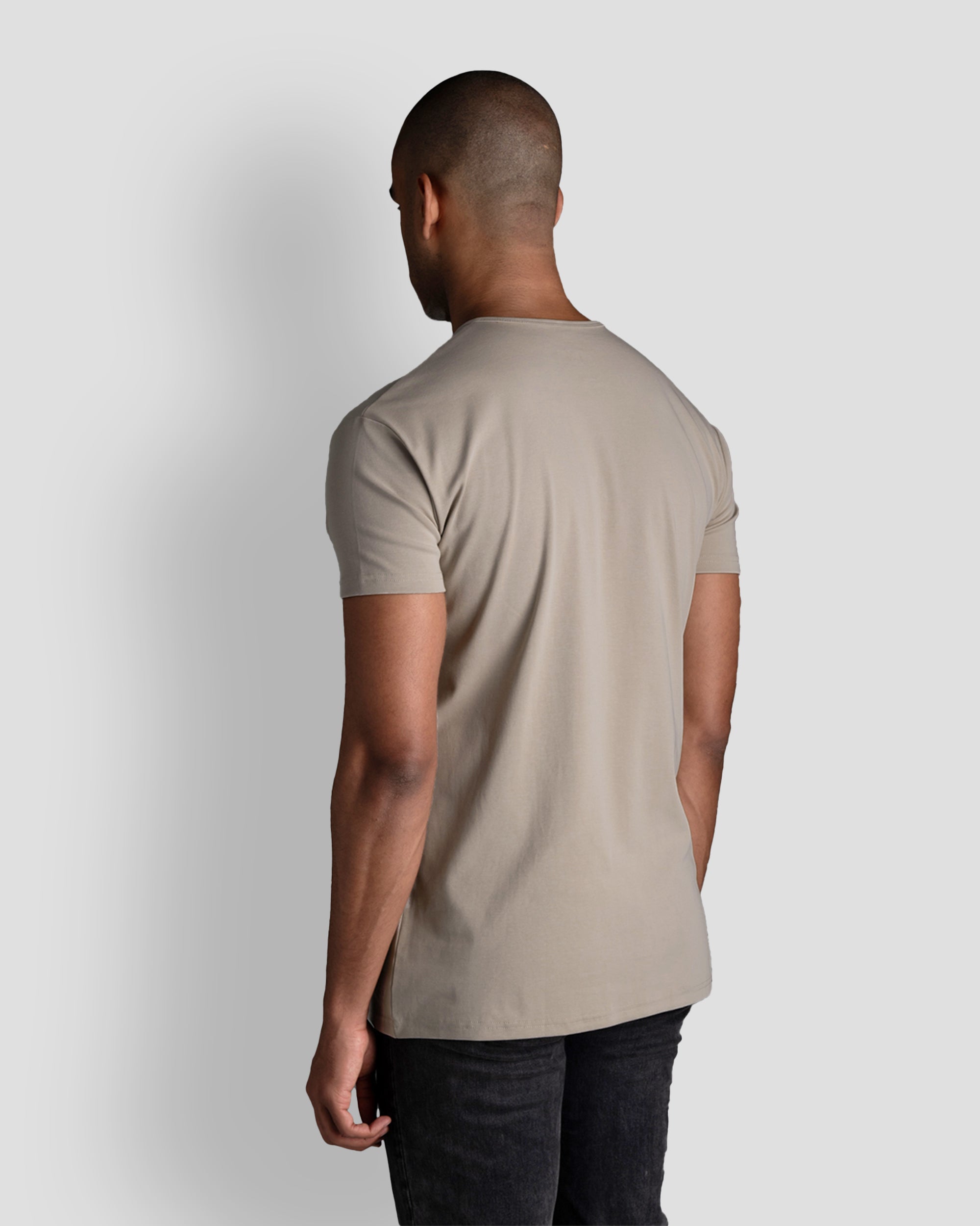 Origin Classic Henley T-Shirt: Stone