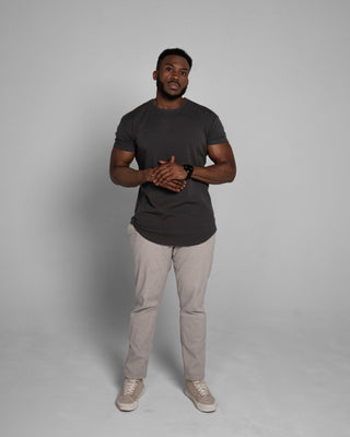 Origin Curved Crew T-Shirt: Dark Matter