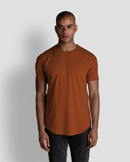 Origin Curved Crew T-Shirt: Canyon