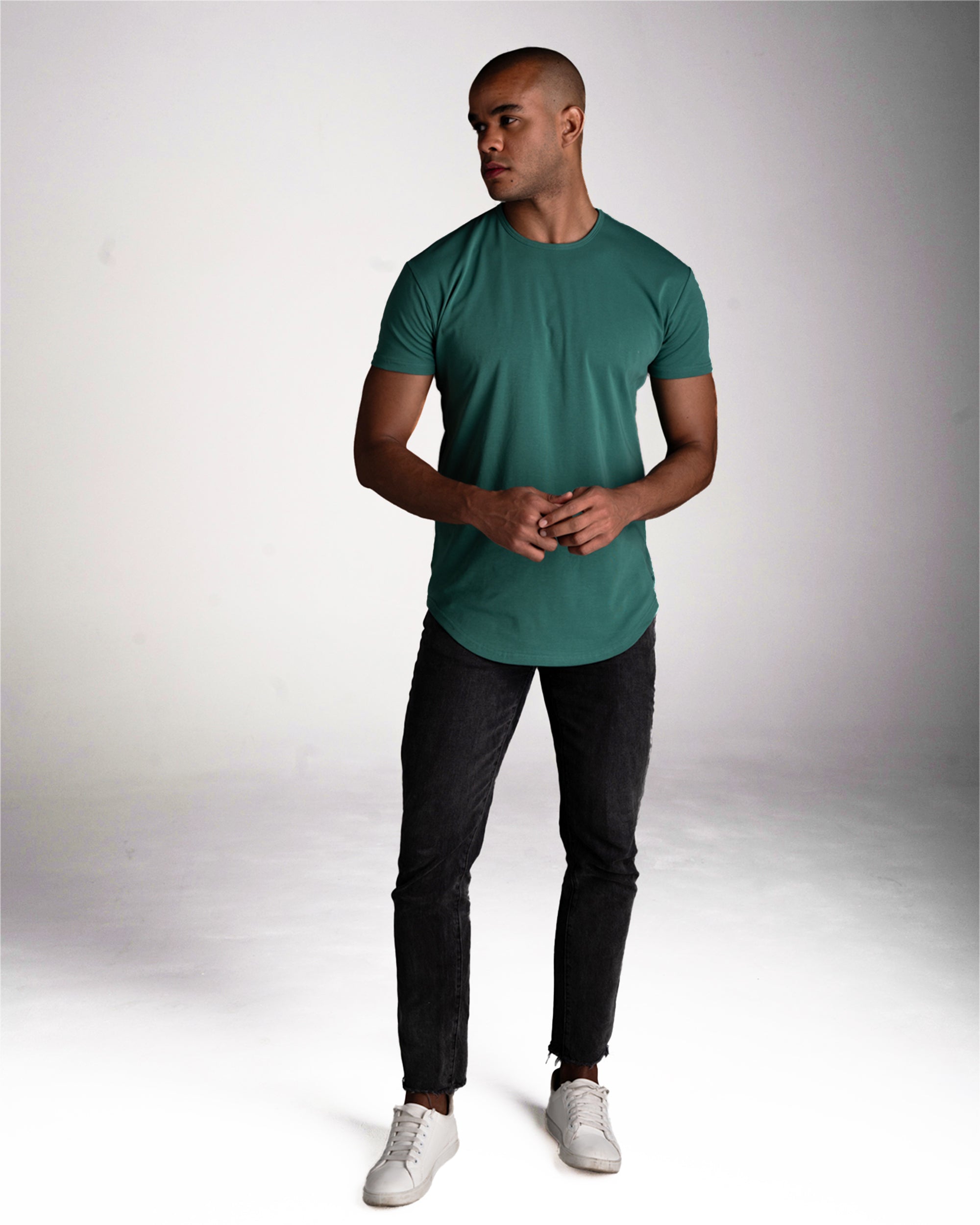 Origin Curved Crew T-Shirt: Cosmo