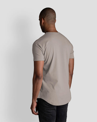Origin Curved Crew T-Shirt: Dust