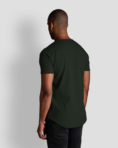 Origin Curved Crew T-Shirt: Forest