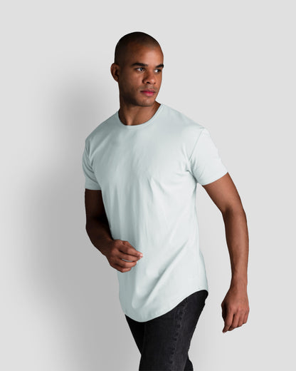 Origin Curved Crew T-Shirt: Ice