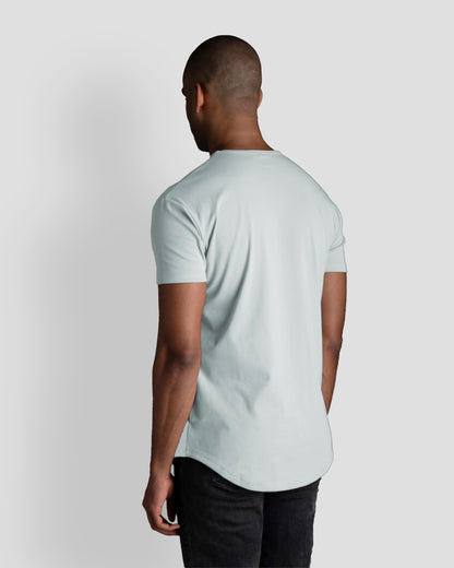 Origin Curved Crew T-Shirt: Ice